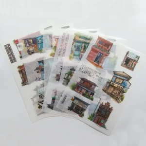 Customized Sticker Printing Die Cut Decal Stickers Holographic Laser Vinyl Waterproof Anime Cartoon Stickers