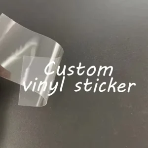 Customized Transparent Vinyl Window Stickers Waterproof Decal for Home Car Decoration with UV Printing