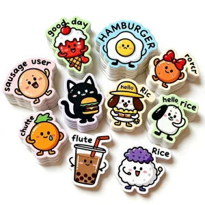 Customized Vinyl PVC Stickers Various Shape Patterns Personalized Stickers Decals Die Cut Waterproof No Fading Top Brand PT