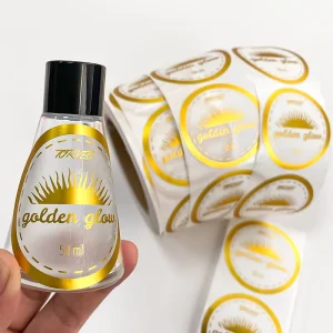 Customized Vinyl Roll Stickers Round Print Product Adhesive Thermal Label for Commercial