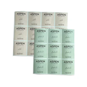 Customized Vinyl Waterproof Labels with Logo Cosmetic Packaging Stickers Printing
