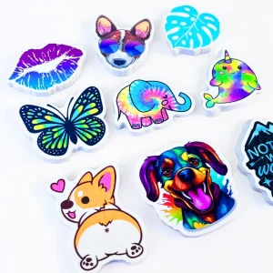 Customized Waterproof Printing Label Sticker Logo Adhesive Glitter Holographic Vinyl Custom Die Cut Sticker for Water Bottles