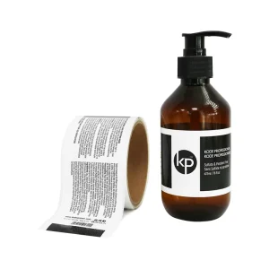 Customized Waterproof Self Adhesive Labels Stickers Rolls with Logo Printing Packaging