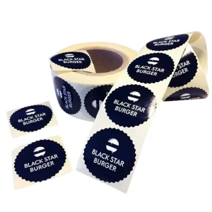 Customizing the Round Adhesive Stickers High Definition Printing