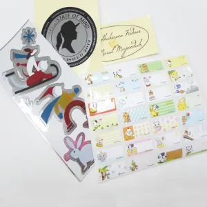 Cute Cartoon Decoration Stickers 40pcs/pack Boxed Paper Stickers for Holiday Use