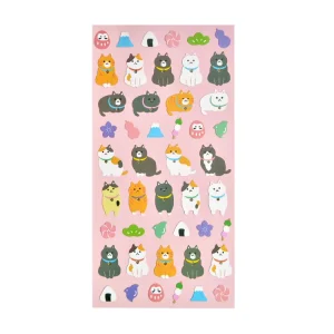 Cute Cartoon Paper Stickers Sheets Kids Stickers Scrapbooking Stickers for Art Craft Party Supplies