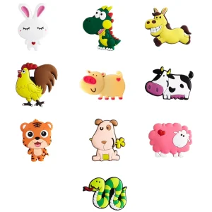 Cute PVC Animal Fridge Magnets Whiteboard Stickers Magnetic Eco Friendly Customized Educational Activities