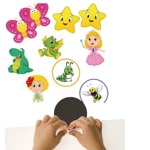 Cute Pattern Color Changing Toilet Training Stickers Reusable Color Changing Stickers Customizable Toilet Training Stickers