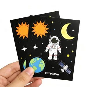 Decal Decorate Sticker Sheet Vinyl Customized Digital Printing Scratch Resistant Self Adhesive Kiss Cut Stickers PT