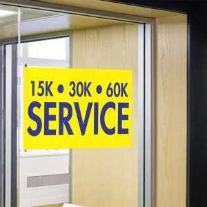 Decal Stickers Multiple Sizes 15K 30K 60K Service Advertising Printing Industrial Vinyl Safety Sign Label Business 10x7Inches