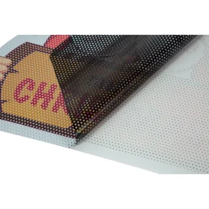 Decorative Removable Pvc Transparent Stickers One way Vision Stickers on Glass