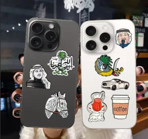 Decorative Sticker Style and Promotional Gifts Use Mobile Phone Skin Promotional Metal Stickers