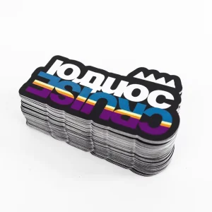 Decorative UV Resist Self Adhesive Brand Logo Sticker Waterproof Cartoon Cute Die Cutting Printing Custom Vinyl Die Cut Sticker