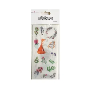 Delicate Watercolor Paper Self adhesive Embossed Washi Stickers for Decorating Handmade Cards Journal