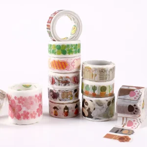 Design Cute Korean Stickers and Washi Tape Custom Printing stamp Girl Washi Tape