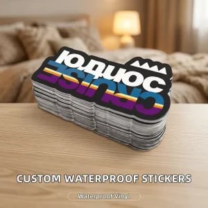 Die Cut Adhesive Waterproof Vinyl Decorative Stickers Matte Lamination Brand for Home Decoration Print Labels