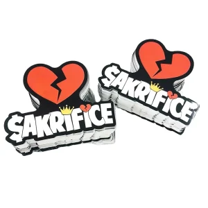 Die Cut Business Logo Stickers Custom Label UV Protection Make Your Own Vinyl Stickers for Outdoor Use