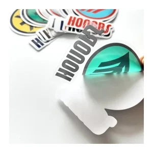 Die Cut Finishing Strong Adhesive Custom Clear Decal Vinyl Stickers Waterproof Transparent Sticker for Fun Decoration
