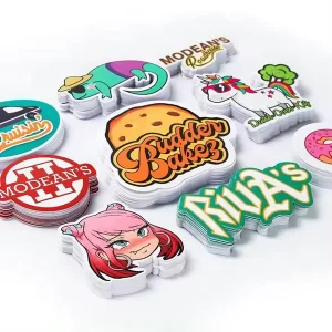 Die Cut Stickers Custom Strong Adhesive UV Resist Outdoor Use Back Split Die Cut Waterproof Vinyl Adhesive Cartoon Stickers