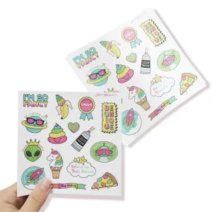 Die Cut Vinyl Stickers Custom Clear Full Page Vinyl Sticker Labels Sticker Sheet