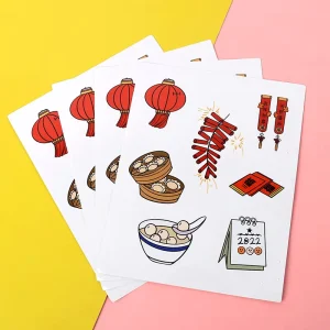 Die Cut Vinyl Stickers Custom Clear Full Page Vinyl Sticker Labels Sticker Sheet