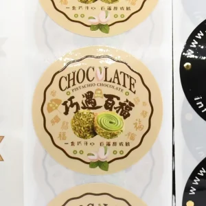 Die Cut Vinyl Stickers Customized Fruit Label Enhanced Embossed Printing Round Stickers Sticker Printing Custom