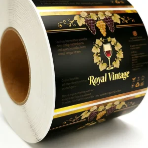Digital Printing Packing Label Adhesive Sticker Wine Personalized Bottles Custom Logo Label