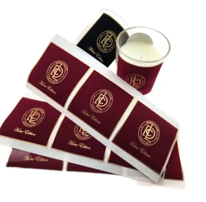 Direct Factory Custom Printed Scented Candle Private Jar Labels Candle Jar Labels Sticker
