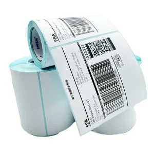 Direct Shipment Waterproof Roll Waybill Printing Adhesive Vinyl 100×100 White Thermal Shipping Label 4×4 Thermal Sticker Craft