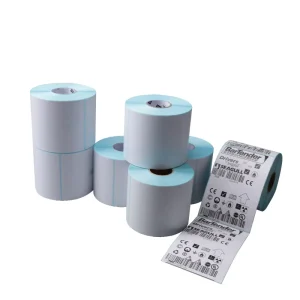 Direct Thermal Shipping Labels Custom Waterproof Barcode Stickers 4×6 Heat Sensitive Paper Adhesive Shipping Labels Label