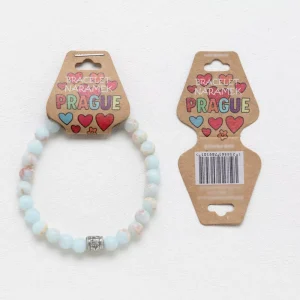 Durable Kraft Paper Folding Tags for Bracelet Identification Travel Gift Branding