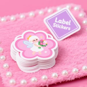 Durable PVC Laptop Decal Sticker Customizable Logo Eco Friendly Cartoon Design for Packaging Labels for Skin Care