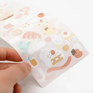 Durable Transparent Square Rectangle Decorative Car Laptop Kids Adult Home Office Phone Stickers Glossy Matte Adhesive Vinyl