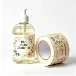 Durable Waterproof Product Labels for Bottles Custom Printed for Shampoo & Hair Care