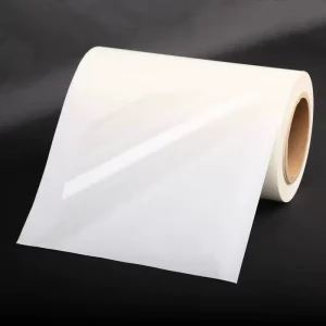 EEsyln 25micron Transparent PET Sticker Label Roll clear Waterproof Sticker Roll Heat resistant Adhesive Label Sticker