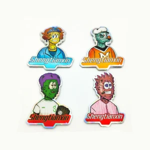 Easy Peel Business logo Labels Stickers Custom Printing Self adhesive Die cut logo Holographic Custom Stickers