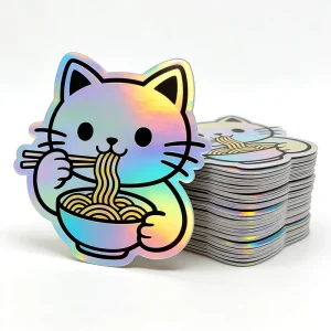 Easy Peel Off Durable Stickers Printing Vinyl Waterproof Die Cut Stickers Logo Custom Hologram Stickers Top Brand PT