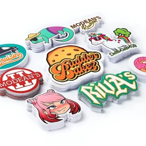 Easy Peel UV Resist Printing Waterproof Durable White Vinyl PVC Self Adhesive Die Cut Custom Stickers