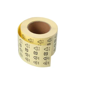 Eco Friendly Clear Plastic Material Tag Self Adhesive Waterproof Roll Resin Code Sticker Label