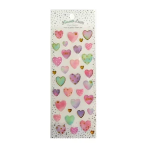 Eco Friendly Dainty Glittered PVC Resin Stickers for Embellishing Scrapbook Layouts Phone Cases Party Favors