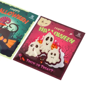 Eco Friendly Halloween Festival Stickers Matte Paper Printing Custom Halloween Die Cut Stickers for Party Favors and Crafts