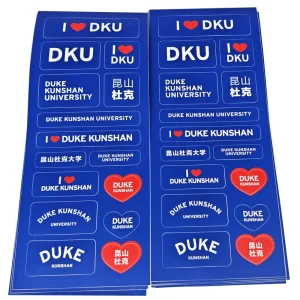Eco Friendly Promotional Self Adhesive Waterproof Custom Printing Kiss Cut Vinyl Stickers Sheet for Kids