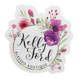 Eco Friendly Self Adhesive Waterproof Digital Printing Custom Kiss Cut Vinyl Stickers Snack Sandwich Pizza Sugar