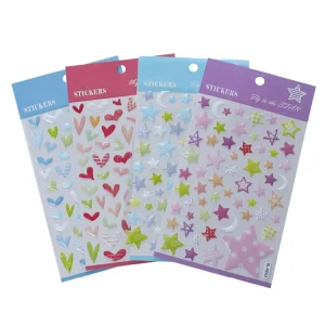 Eco-Friendly Self-adhesive Waterproof PVC Resin Stickers Customized Cartoon Designs for Decorating Luggage