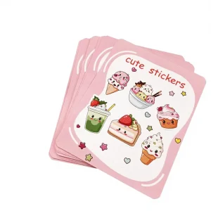 Eco-Friendly Vinyl Glitter Cartoon Stickers Custom Printed Waterproof Wall Decorative Labels for Home Promotional