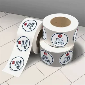 Eco friendly Custom Printed Waterproof Paper Logo Labels Stickers Strong Adhesive for Cosmetic Food Bottle Packaging