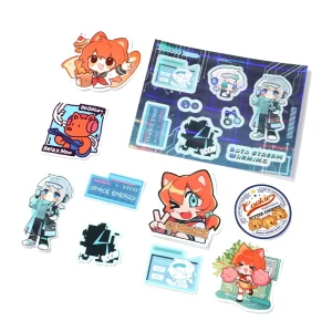 Environmental Friendly Stickers Sheets Sticker Anime Vsco Clean Label Custom Logo Stickers Creator Custom Coated Paper Stickers