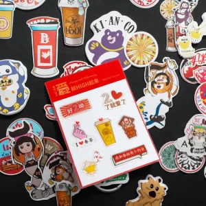 Epoxy Vinyl Stickers High Quality Promotional Designs for Anniversary Marketing and Product Packaging Decoration