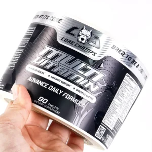 Etiquettes Custom Labels Sticker Labels Bottle Labels for Bottles Health Product Labels Self-Adhesive Waterproof
