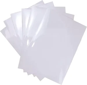 Factory A3 A4 Waterproof Vinyl Inkjet Printing Glossy Clear Sticker
